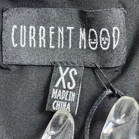 Psychedelic Mushroom Print Bodycon Dress By Current Mood XS - Picture 3 of 11